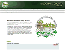 Tablet Screenshot of mcdonaldcountygov.com